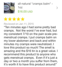 Load image into Gallery viewer, cramps aromatherapy balm - 1oz | menstrual cramps relief