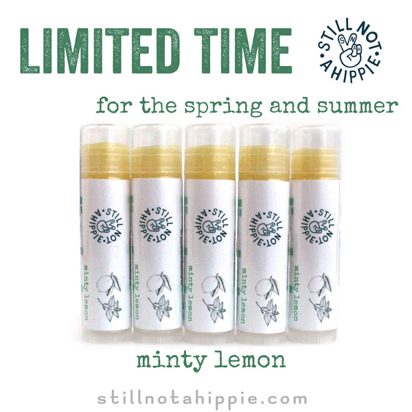 minty lemon is here for the spring & summer!