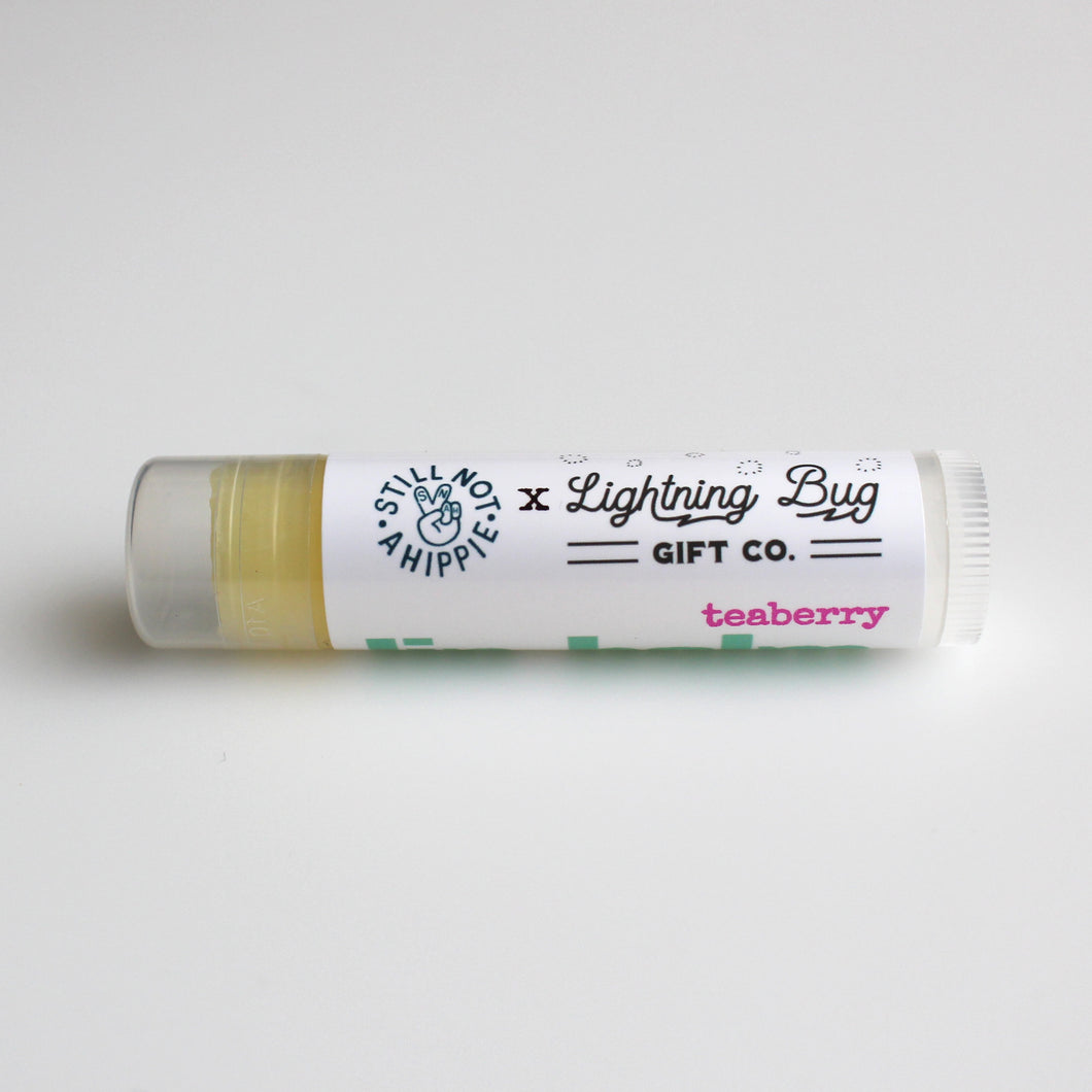 lip balm - teaberry - a SNAH x LBGC collaboration