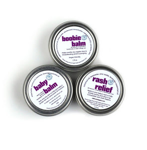 baby & mama bundle #2 - 1oz | baby balm, boobie balm, rash relief