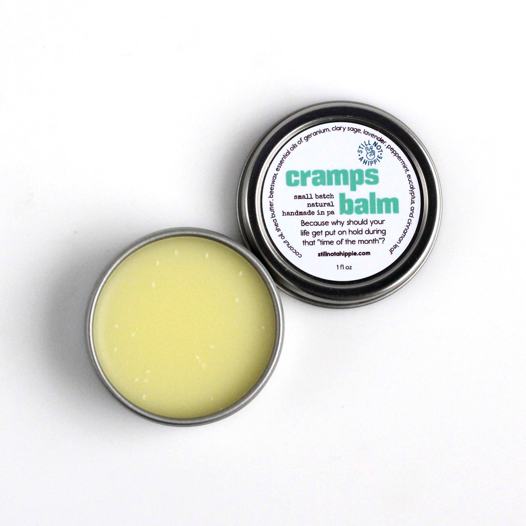 cramps aromatherapy balm - 1oz | menstrual cramps relief