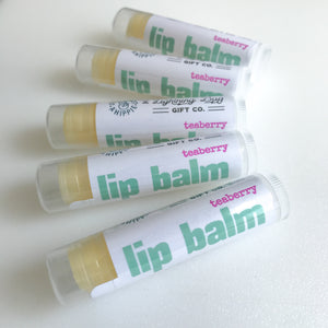 lip balm 5pk - teaberry - a SNAH x LBGC collaboration